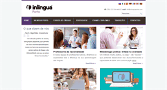 Desktop Screenshot of inlinguaporto.com